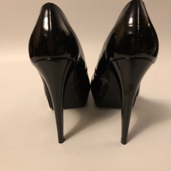 G by guess platform patent leather heels in black - Picture 3 of 3